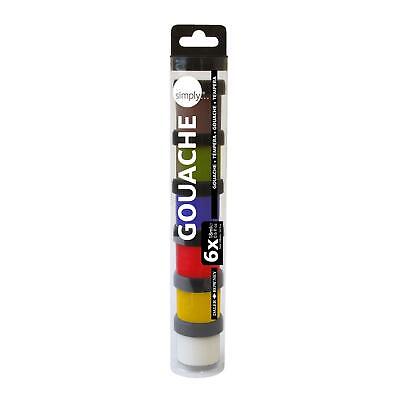 Daler Rowney Simply Gouache pots set (6x18ml)
