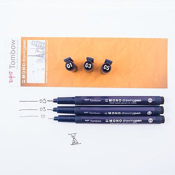 Tombow fineliners