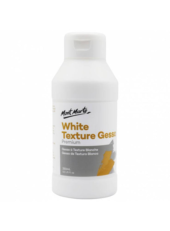 Mont Marte White Texture Gesso 250ml