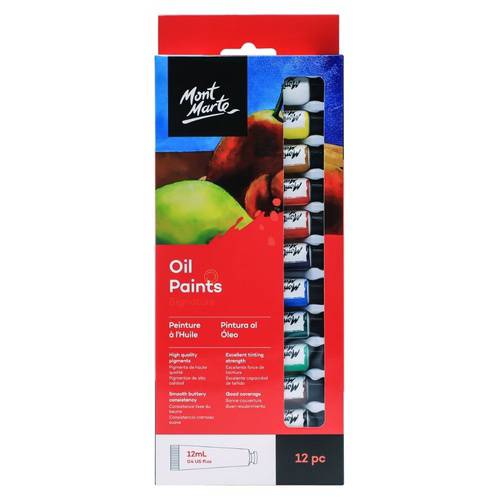 Mont Marte  Oil paint set 12pc 12ml