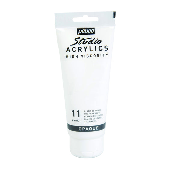Pebeo Titanium White Acrylic Paint 100ml