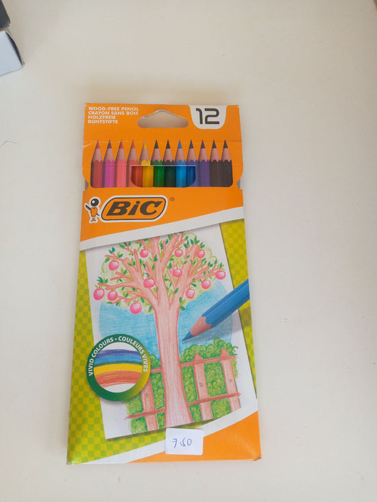 Bic colored pencils set 12pcs