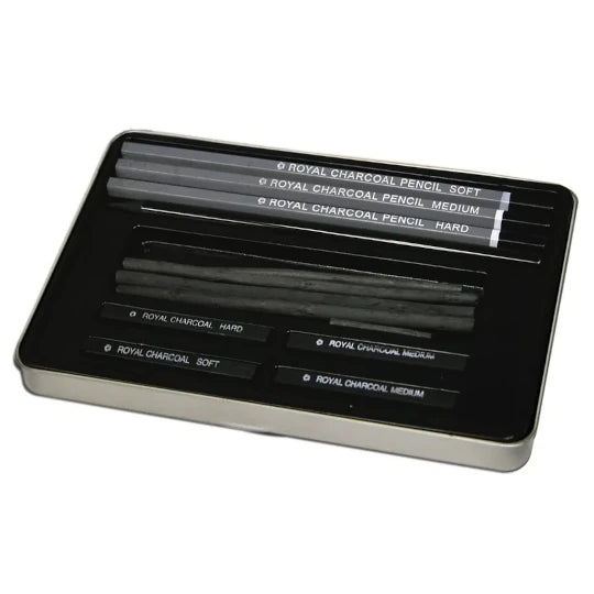R&l Charcoal Sketch Set Tin