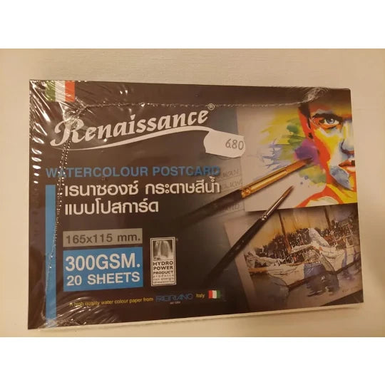 Renaissance Watercolour Postcard A6 300gsm