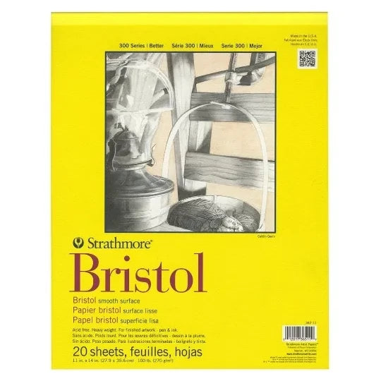 Strathmore Bristol Paper Vellum Surface 11x14in 270gsm
