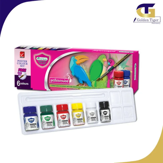 Masterart Poster Colour Set 6pcs