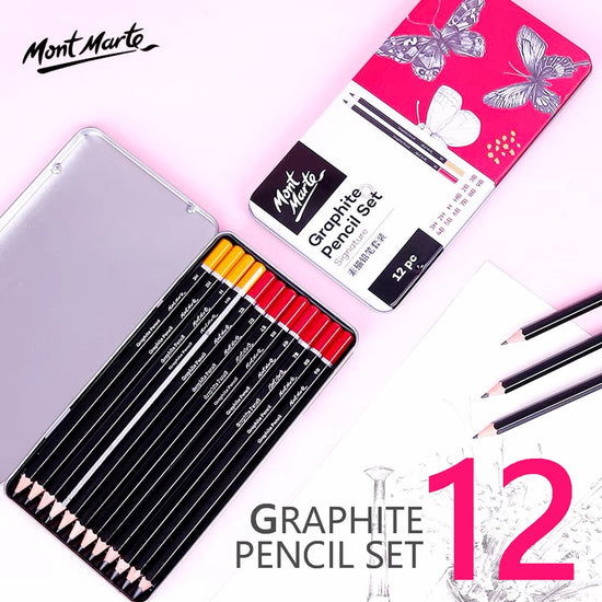 Monte Marte Graphite Pencil Set 3h-9b