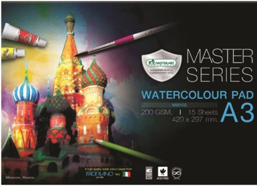 Master Art Watercolour Pad A3 200gsm