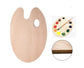 Oval Wooden Palette 30x40cm